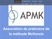 Tablet Screenshot of apmk.fr